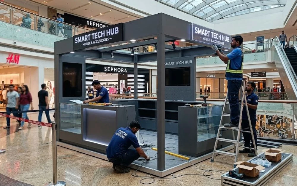 Benefits of Installing Kiosks in Shopping Malls