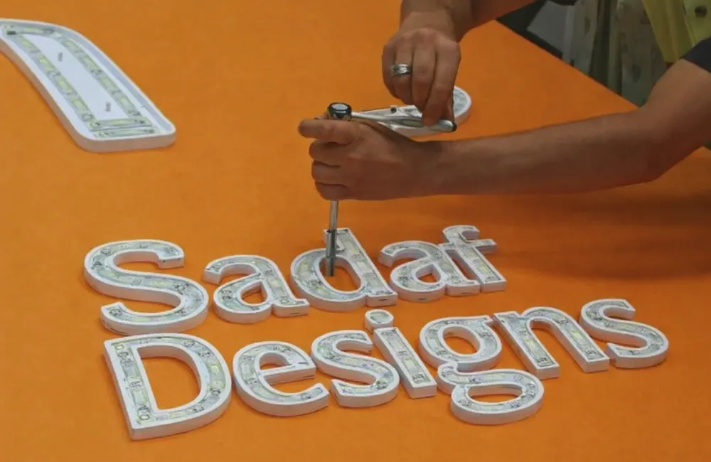 3D Signage Shapes-Sadaf Designs
