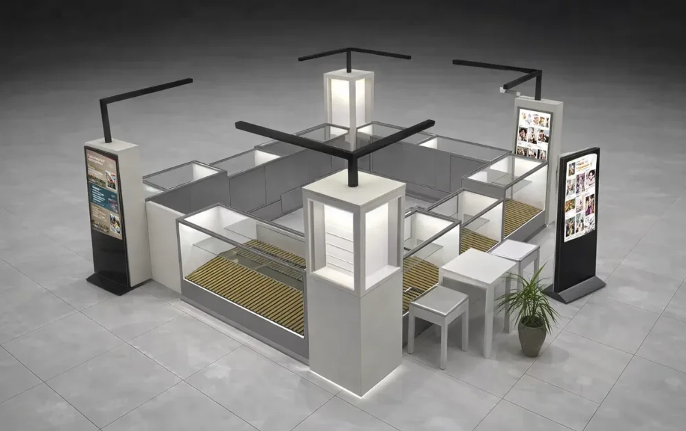 Shopping Malls and Retail Centers a Kiosks